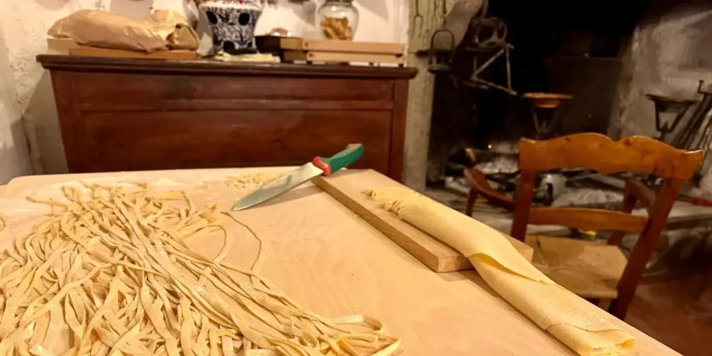 Learn to make handmade pasta near Tuscany with cooking classes at Italy Culinary Vacations